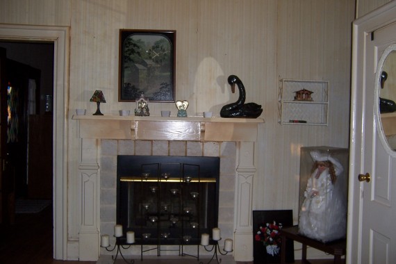 living room fireplace